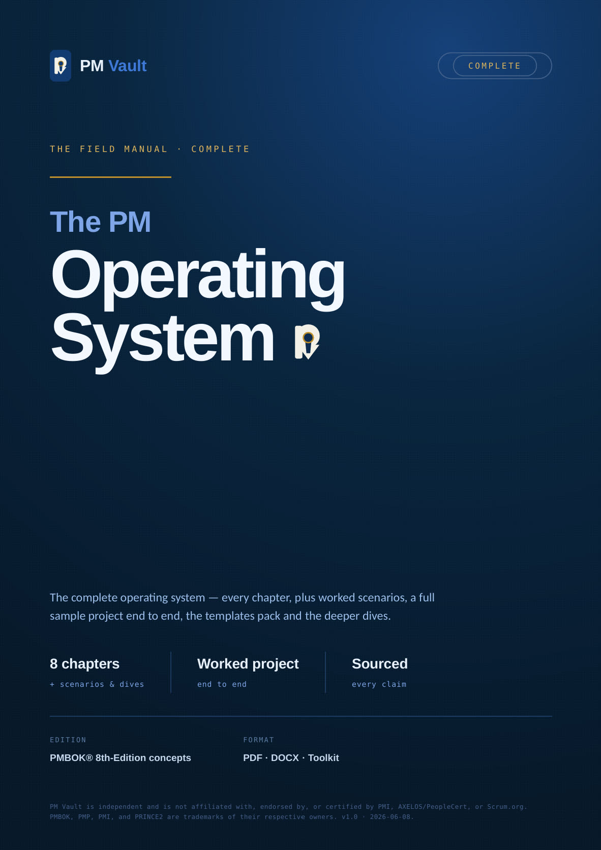 The PM Operating System — Complete Bundle cover
