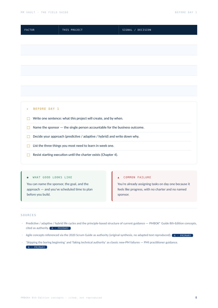 Sample page from Field Guide — Essentials